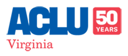 ACLU-VA 50th Anniversary logo